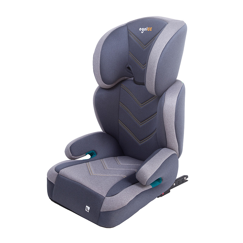 OG301b Isofix I-size ECE R129 100-150cm Baby Booster Car Seat med høy rygg