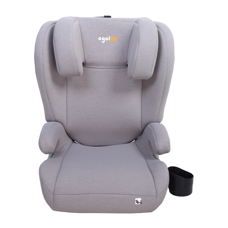 OG303B Isize 100-150cm ECE R129 Cupholder Child Booster Seat Car Group 2 3 Bilsete Baby Safety Baby Booster Car Seat for Toddler