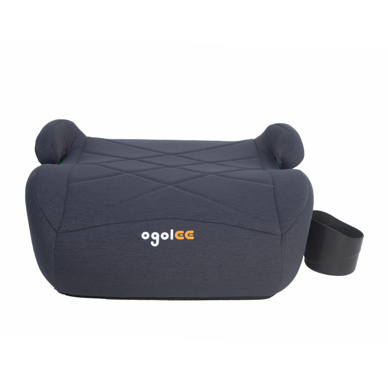 OG102A ECE R129 ISOFIX I-SIZE 125-150cm med koppholder Portable Baby Kids Car Booster Cushion Seat