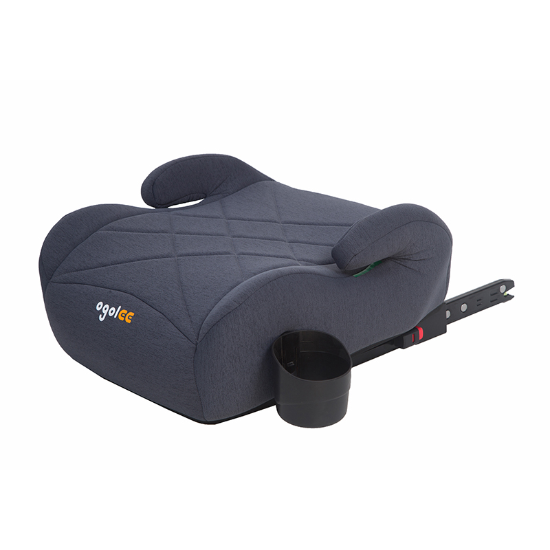 OG102A ECE R129 ISOFIX I-SIZE 125-150cm med koppholder Portable Baby Kids Car Booster Cushion Seat