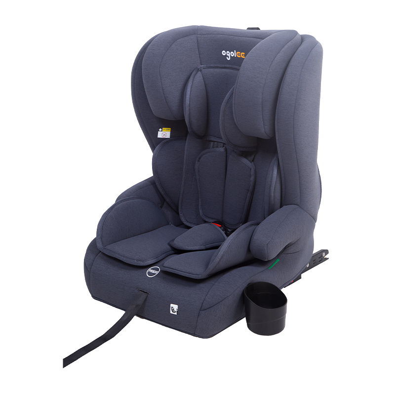 OG303T Beste kvalitet ECE R129 I -Size Isofix Cupholder Child Baby Car Seat 76 -150cm barnesikkerhetsseter Bil med Isofix & Top Tether