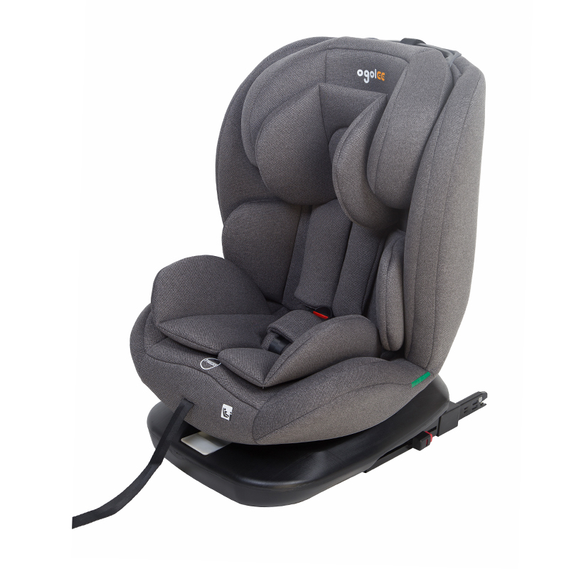 OG801A ECE R129 Isize Baby Car Seat 40-150cm Isofix barnesikkerhetsseter 360 grader Rotate Big Recine for Kids