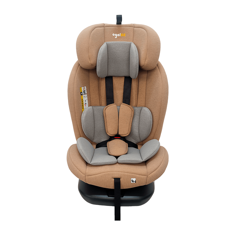 OG801A ECE R129 Isize Baby Car Seat 40-150cm Isofix barnesikkerhetsseter 360 grader Rotate Big Recine for Kids