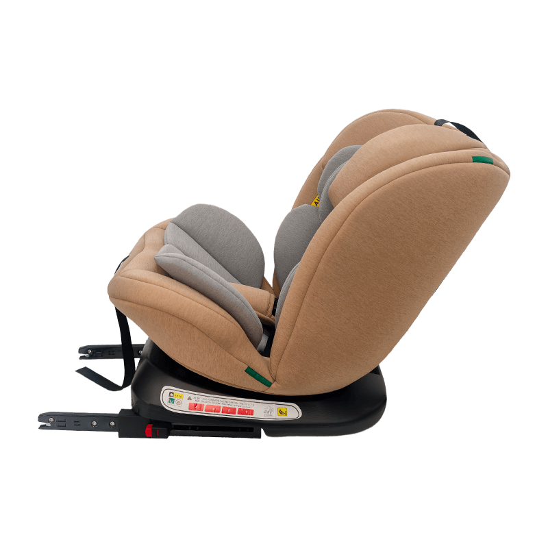 OG801A ECE R129 Isize Baby Car Seat 40-150cm Isofix barnesikkerhetsseter 360 grader Rotate Big Recine for Kids