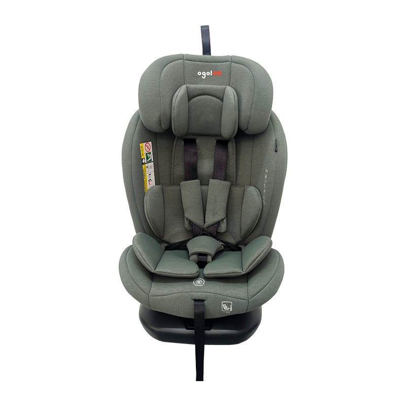OG801A ECE R129 Isize Baby Car Seat 40-150cm Isofix barnesikkerhetsseter 360 grader Rotate Big Recine for Kids