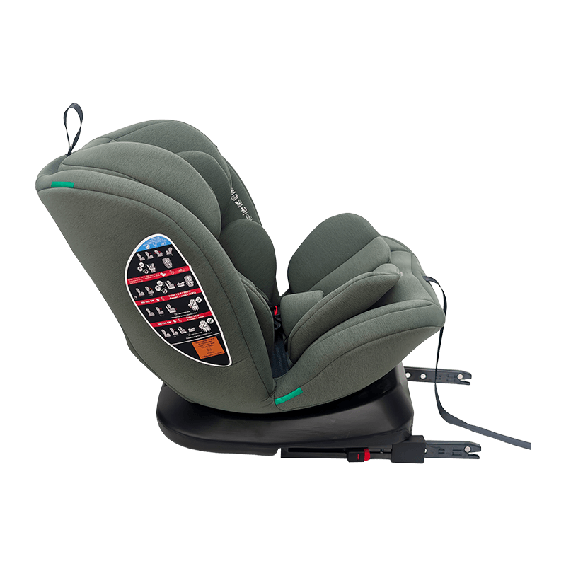 OG801A ECE R129 Isize Baby Car Seat 40-150cm Isofix barnesikkerhetsseter 360 grader Rotate Big Recine for Kids