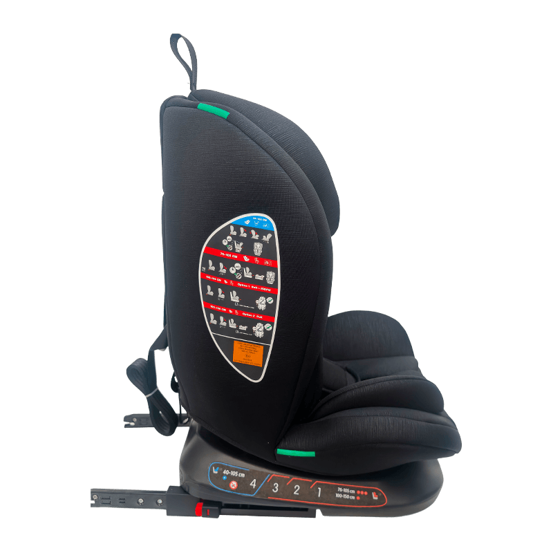 OG801A ECE R129 for 40-150cm konvertible babygruppe 0 1 2 3 bilsete tilbakeholdenhet med Isofix