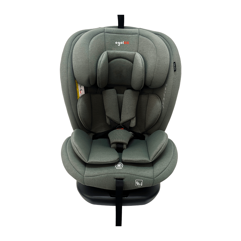 OG801A ECE R129 Isize Baby Car Seat 40-150cm Isofix barnesikkerhetsseter 360 grader Rotate Big Recine for Kids