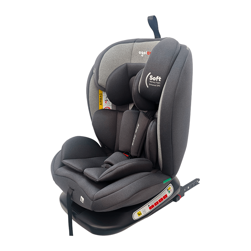 OG801A ECE R129 Isize Baby Car Seat 40-150cm Isofix barnesikkerhetsseter 360 grader Rotate Big Recine for Kids