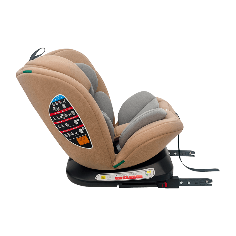 OG801A ECE R129 Isize Baby Car Seat 40-150cm Isofix barnesikkerhetsseter 360 grader Rotate Big Recine for Kids