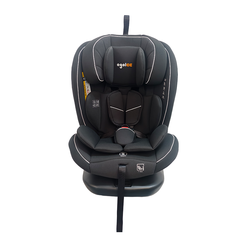 OG801A ECE R129 Isize Baby Car Seat, 360 Rotasjon, med annet kaftverk